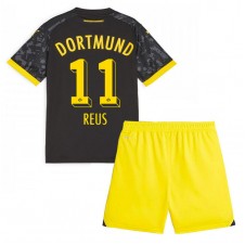 Borussia Dortmund Marco Reus #11 Bortedraktsett Barn 2023-24 Kortermet (+ korte bukser)